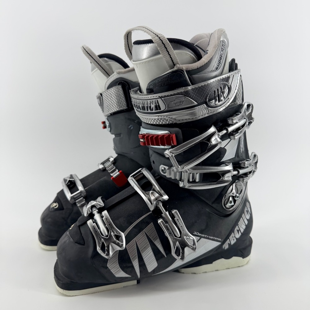 Tecnica Attiva Spark Ski Boots ALU 6060 Buckles All Mountain Size 24.5 Black